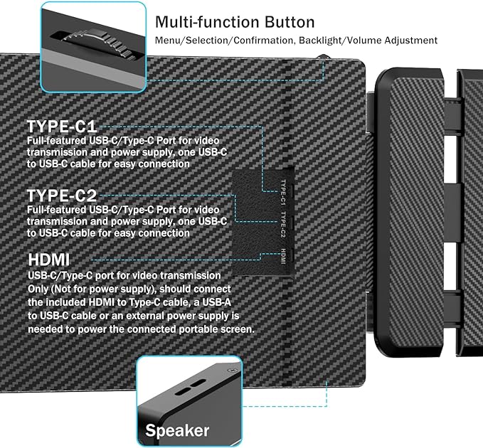 V2com Laptop Screen Extender 14” S2