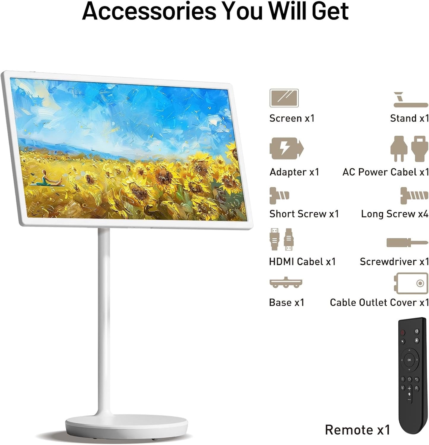 V2com & Teamgee Portable Smart Screen 32" 6+128G