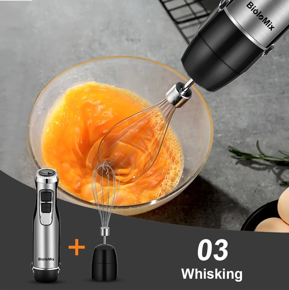 BioloMix 4 in 1 High Power 1200W Immersion Hand Stick Blender BHB1200