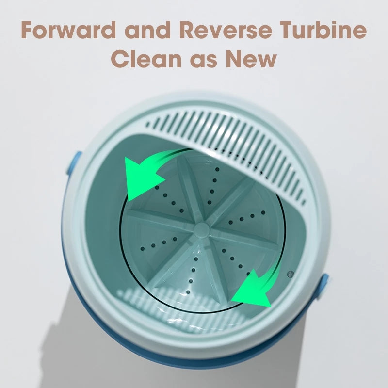 V2com Portable Washing Machine 2.8L 12W Mini Washing Machine