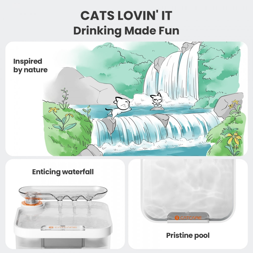 V2com Automatic Cat Water Fountain 2.5L