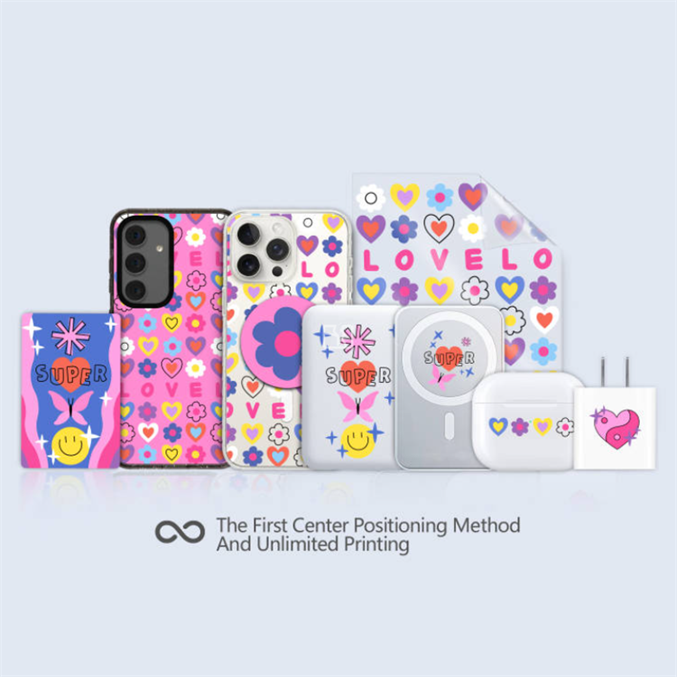 Lensun 2.8D Embossed UV Phone Case Printer