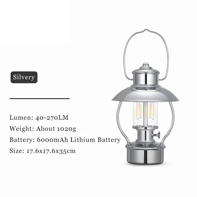 Naturehike 6000mAh 270LM IPX4 Waterproof Retro Lamp
