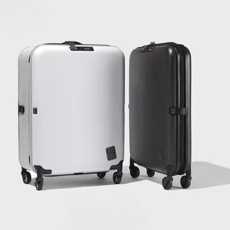 O9 & JOLLYING Foldable Luggage 20"/24" Foldable Fashion Rolling Luggage Men Carry on Luggage with Universal Wheels Women Password Travel Suitcases Boarding Box