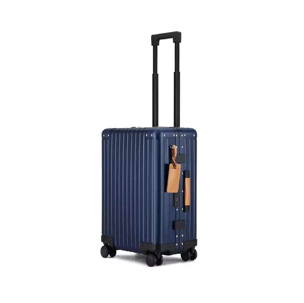 O9 O-Nine Dream traveller fingerprint lock luggage aluminum magnesium alloy trolley case universal wheel intelligent suitcase 20 inch boarding case