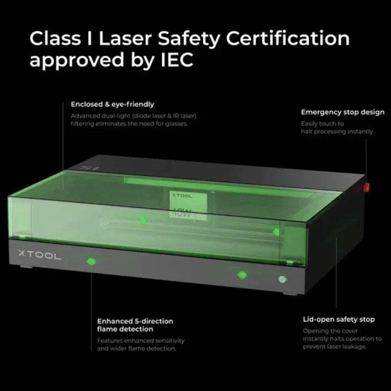 xTool S1 Enclosed Diode Laser Engraver Laser