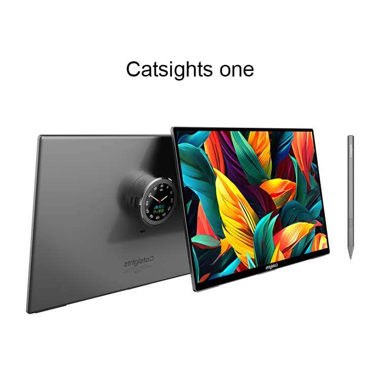 V2com & Catsights Touchscreen Monitor