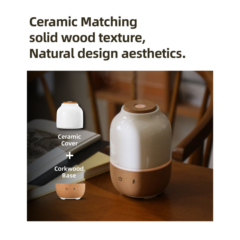 V2com Ceramic & Wood Nature Aroma Diffuser