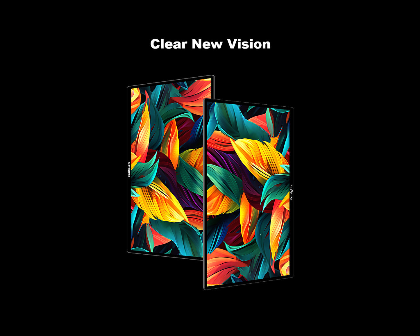 V2com & Catsights Touchscreen Monitor