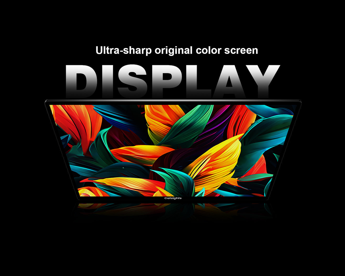 V2com & Catsights Touchscreen Monitor