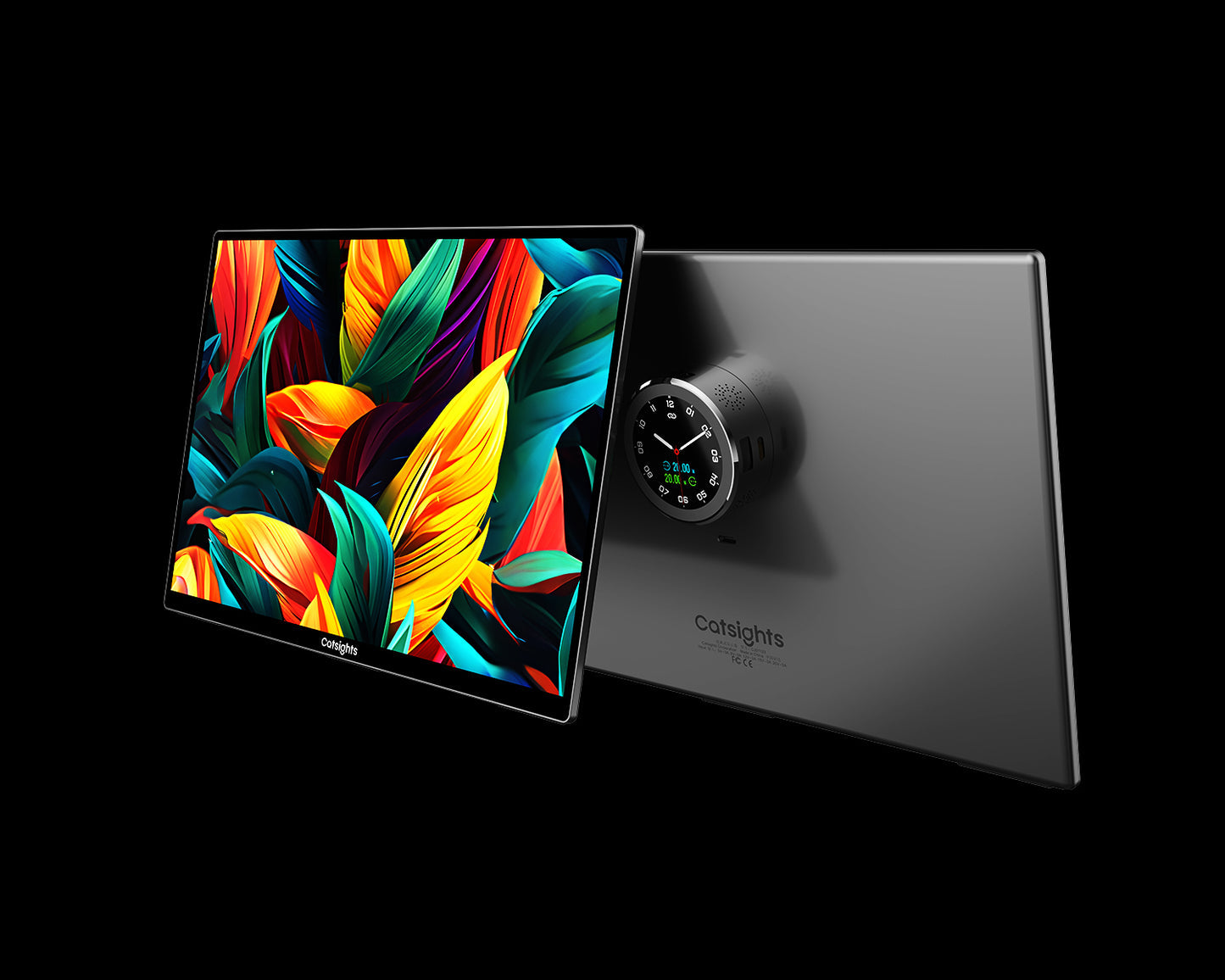 V2com & Catsights Touchscreen Monitor