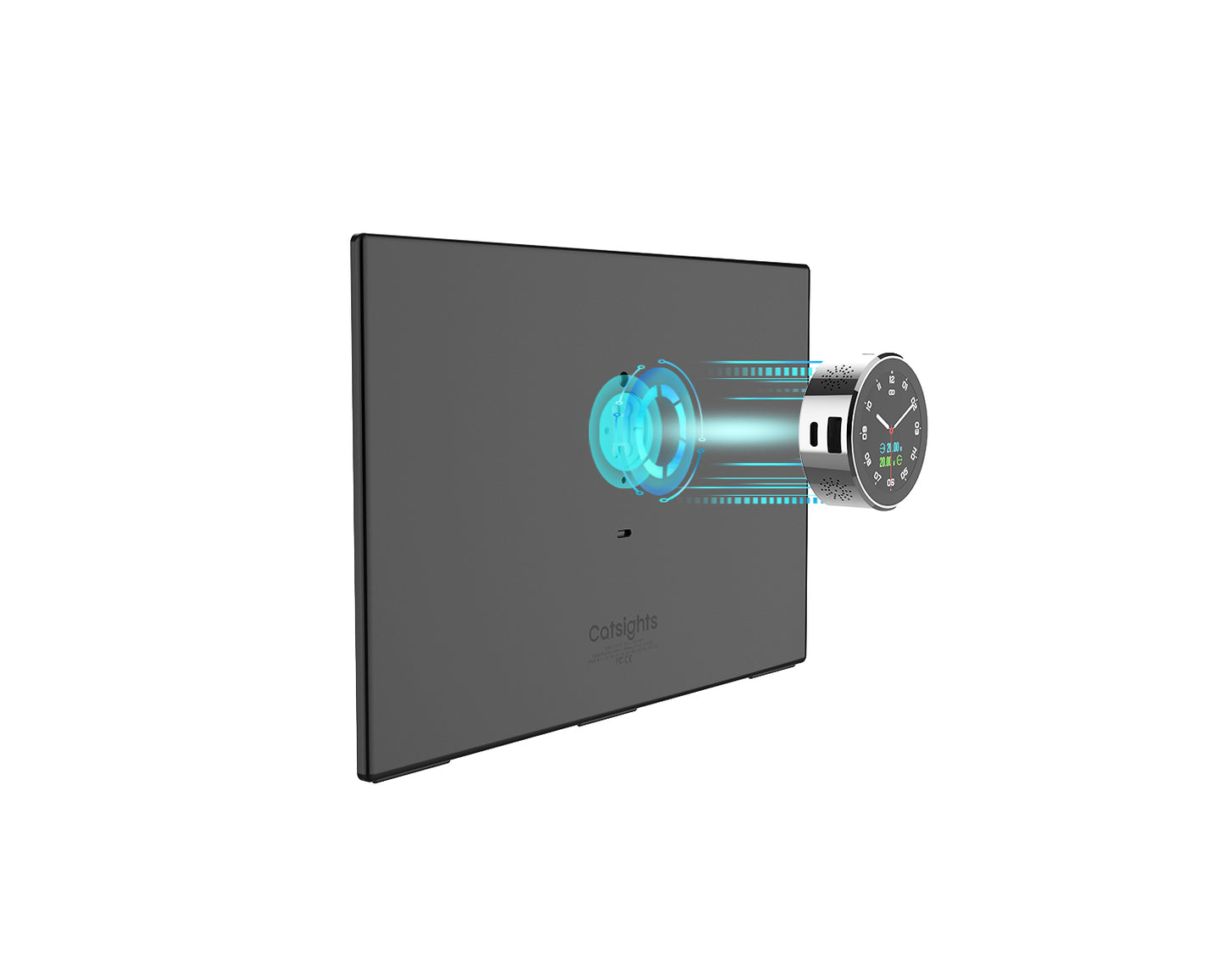 V2com & Catsights Touchscreen Monitor