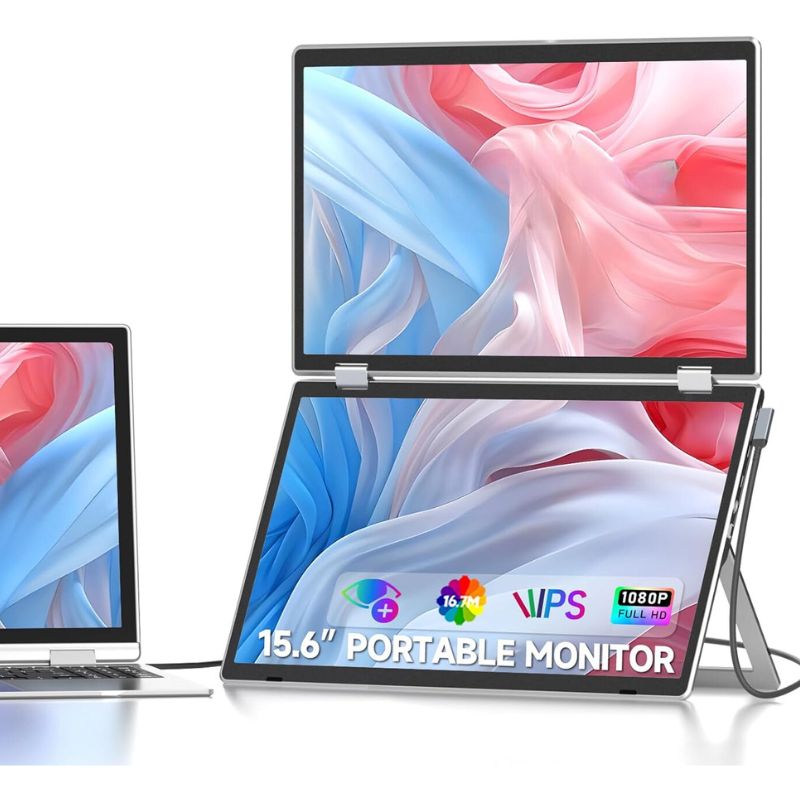 V2com Laptop Screen Extender Dual Screen 15.6"