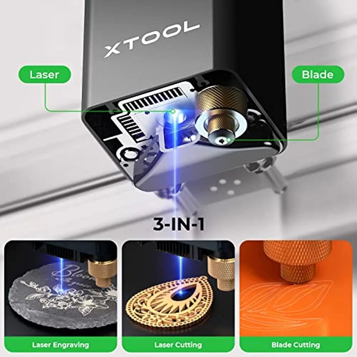 xTool M1-10W Laser Cutter/Engraver  3D Printing Supplies, 3D Printers and  Laser Engravers