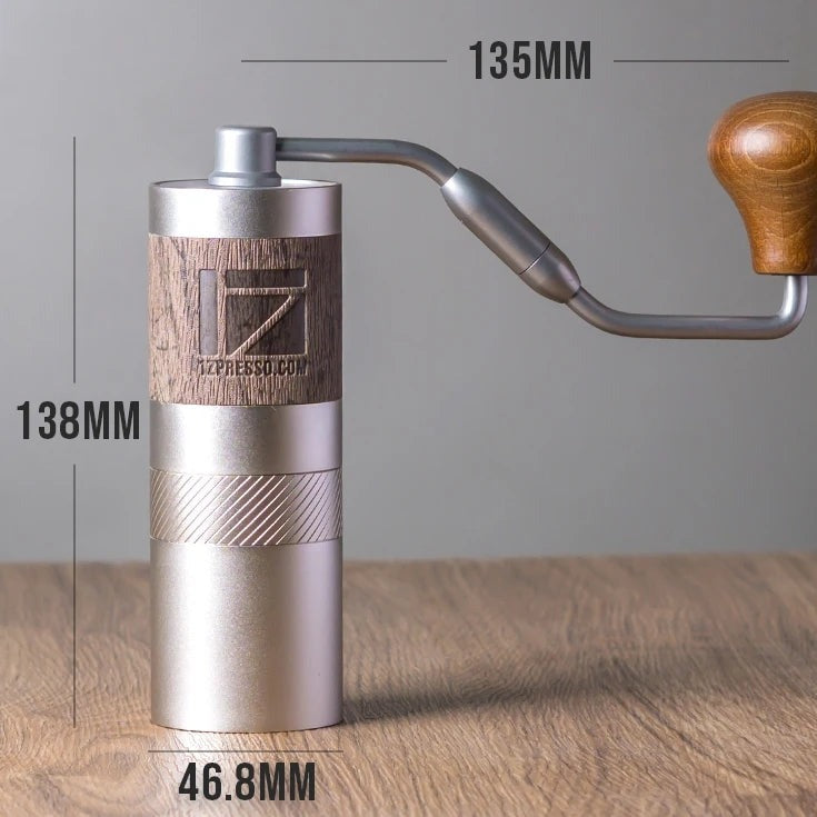 1Zpresso Q2S 7Core Manual Coffee Grinder Mini Portable Mill Heptagonal Stainless Steel Burr