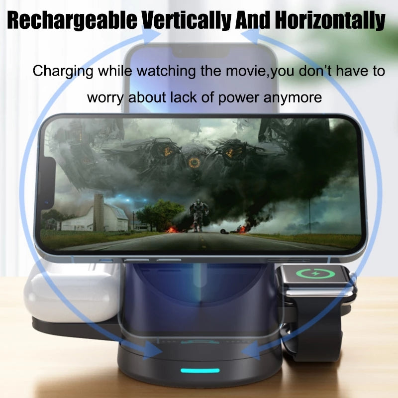 V2com 3 In 1 Magnetic Wireless Charging