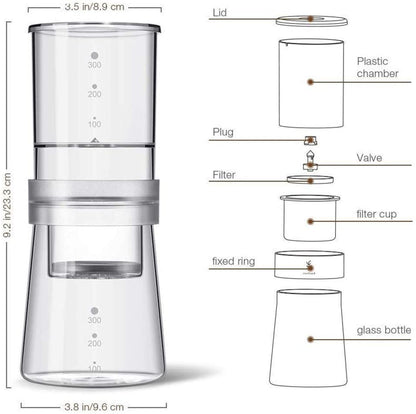 Ice Dripper Glass Coffee Maker