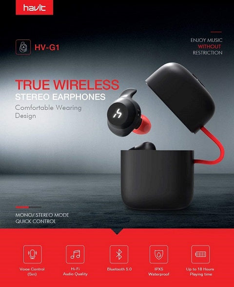HAVIT G1 Pro  True Wireless Stereo Earbuds