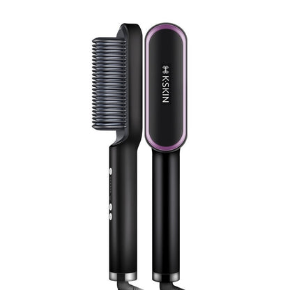 KSKIN Hair Straightener Comb Anti Scald Hair Curler Hair Straightener Brush KD380