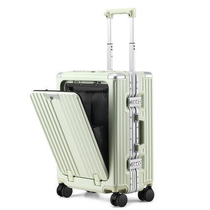 Business trolley case universal wheel open luggage male computer boarding code box female suitcase 20 inch-2