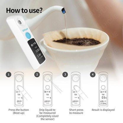 Difluid-refractometer-Waterproof-coffee-refractometer-portable-rechargeable-coffee-style-test-machine-drip-espresso-tools jusinhellife uae dubai abudhabi.