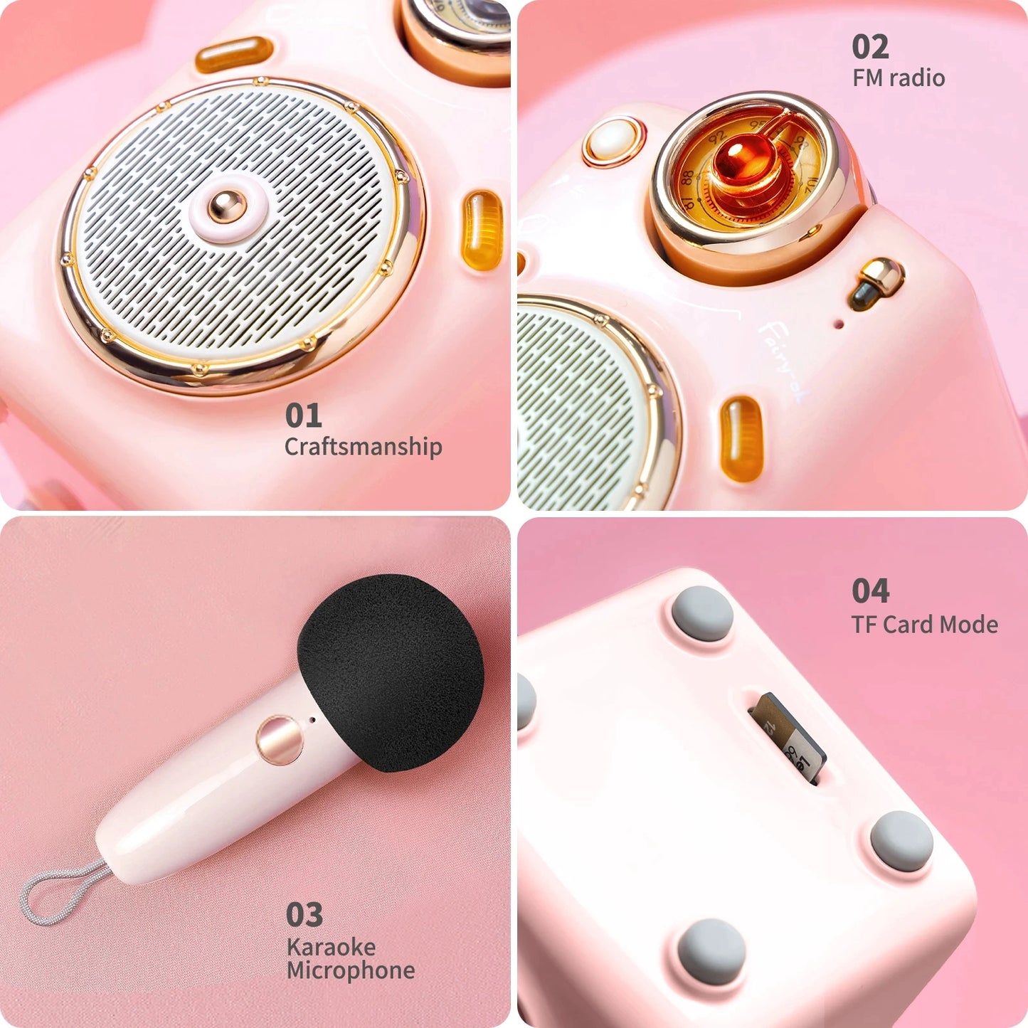 Divoom Fairy-OK Portable Bluetooth Speaker with Microphone