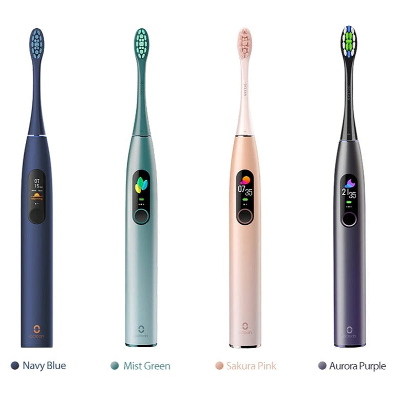 Oclean X Pro Electric Toothbrush 2H Fast Charge lasts 30 days IPX7 Touch Screen Toothbrush Smart APP Ultrasonic Check Teeth