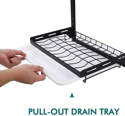 O9 O-Nine 2 Tier Dish Drying Rack with Drainboard-(Tidying Up)