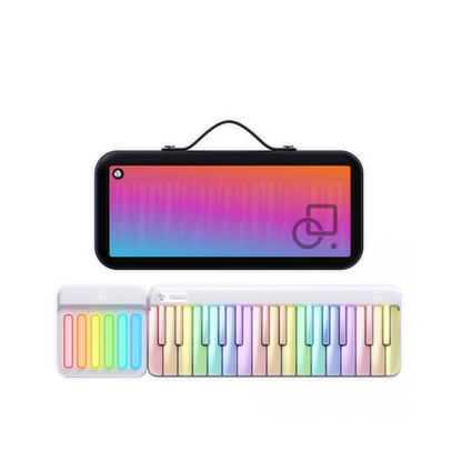 PopuPiano Smart Portable Piano LED Light 29-key 7 Octaves With Multifunctional Chord Pad Popubag Free Game App Support Bluetooth