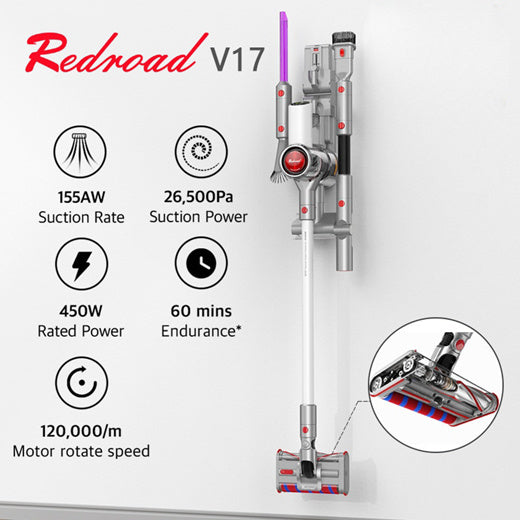 Redroad V17 Handheld Wireless Vacuum Cleaner