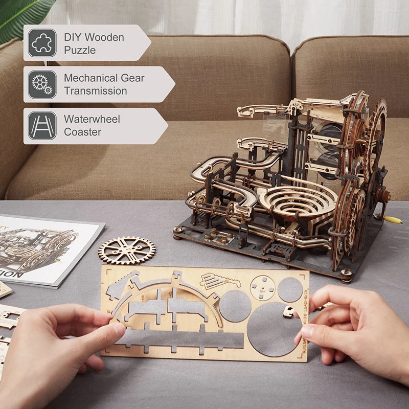 Rokr Marble Run Set 5 Kinds 3D Wooden Puzzle