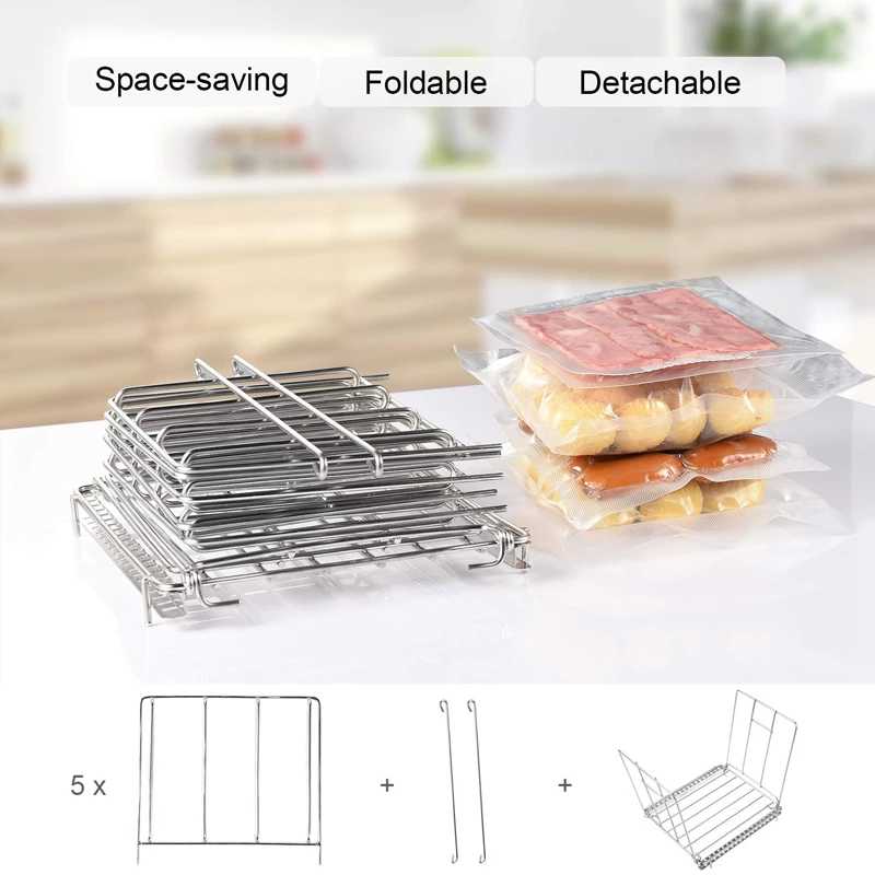 Biolomix Stainless Steel Sous Vide Rack and 11L Sous Vide Cooker Containers Sets