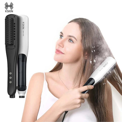 Kskin Steam Hair Straighteners Brush-KD880