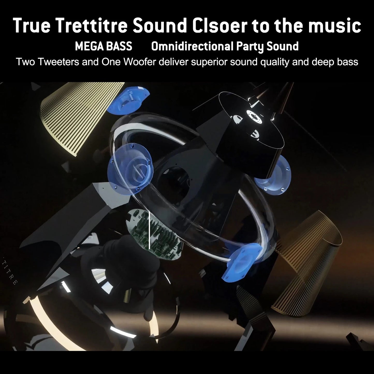 TRETTITRE Surround Audio System Speaker