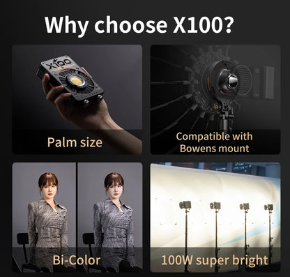 ZHIYUN MOLUS X100 100W COB LED Light